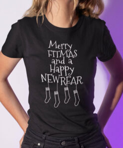 Merry Fitmas and Happy A New Rear Shirt
