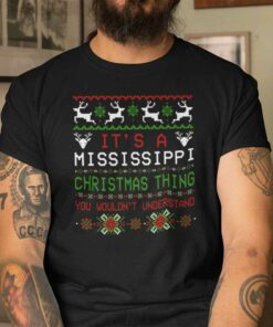 Merry Mississippi Christmas T Shirt Ugly Christmas Shirt