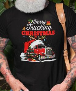 Merry Trucking Christmas Shirt