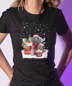 Miniature Poodle Dog Christmas Shirt Miniature Poodle Lovers