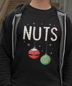 Nuts Couples Christmas Shirt Chest Nuts