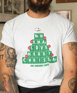 Periodic Table Christmas Tree T Shirt Merry Christmas