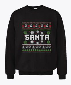 Santa Matching Couple Christmas Sweatshirt