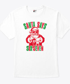 Santa Six Seven Christmas T Shirt