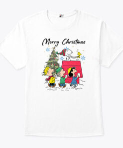 Snoopy And Friends Merry Christmas T Shirt