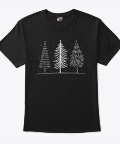 Subtle Fuck Trump Doodle Christmas Tree T Shirt