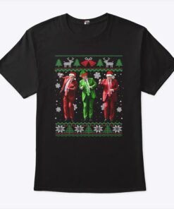 Trump Dance Elf Santa Christmas Ugly Sweater Xmas T Shirt
