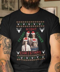Ugly Christmas Friday Night Dinner Christmas T Shirt