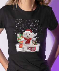White Maltese Dog Christmas Shirt White Maltese Lover