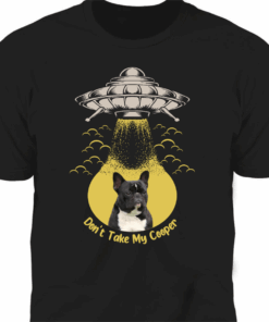 UFO Don’t Take My Pet, Dog Cat Photo Custom T-Shirt
