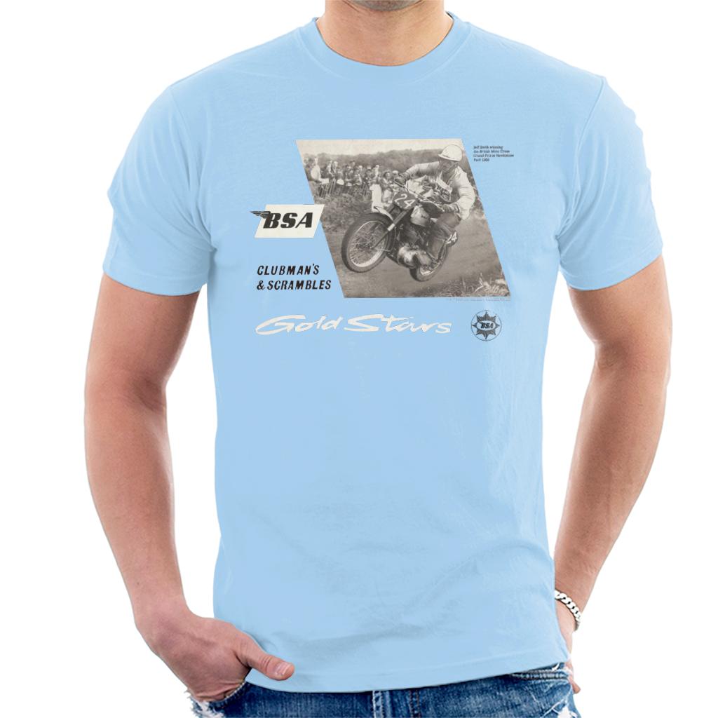 BSA Clubman's & Scramblers Motorcycle Grand Prix 1959 Men's T-Shirt BSA Clubman's & Scramblers Motorcycle Grand Prix 1959 Men's T-Shirt