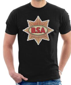BSA Emblem Empire Star Motorcycle Men’s T-Shirt