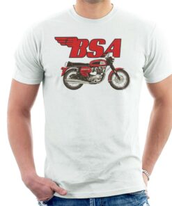 BSA Logo Rocket 3 Roadster Motorcycle Men’s T-Shirt