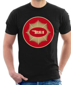 BSA Motorcycle Red Logo Men’s T-Shirt BSA Motorcycle Red Logo Men’s T-Shirt