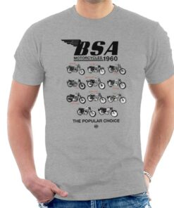 BSA Motorcycles 1960 The Popular Choice Men’s T-Shirt BSA Motorcycles 1960 The Popular Choice Men’s T-Shirt