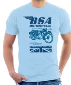 BSA Motorcycles Birmingham England Men’s T-Shirt