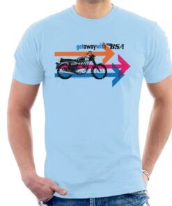 BSA Rocket 3 Motorcycle Retro 70’s Arrow Ad Men’s T-Shirt