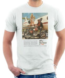 BSA Shooting Star Motorcycle Jet Away 1967 Advert Men’s T-Shirt