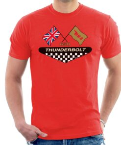 BSA Thunderbolt 650 Motorcycle Flag Decal Men’s T-Shirt