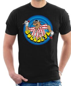Bullseye Bully Red And White Stripes Men’s T-Shirt