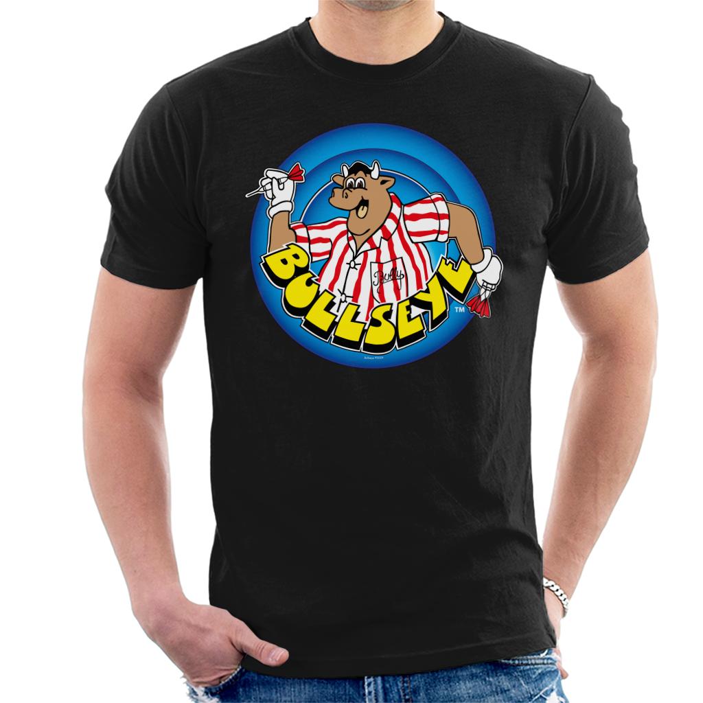Bullseye Bully Red And White Stripes Men's T-Shirt Bullseye Bully Red And White Stripes Men's T-Shirt