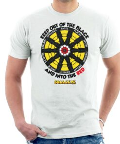 Bullseye Stay Out Of The Black And Into The Red Men’s T-Shirt