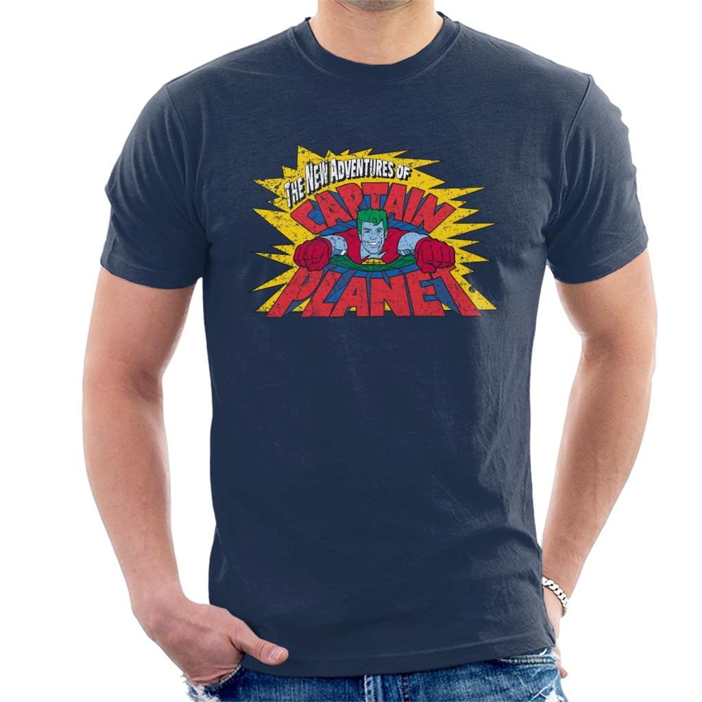 Captain Planet The New Adventures Logo Men's T-Shirt Captain Planet The New Adventures Logo Men's T-Shirt