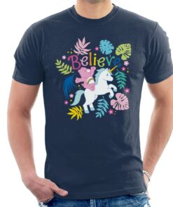 Care Bears Cheer Bear Unicorn Believe Men’s T-Shirt