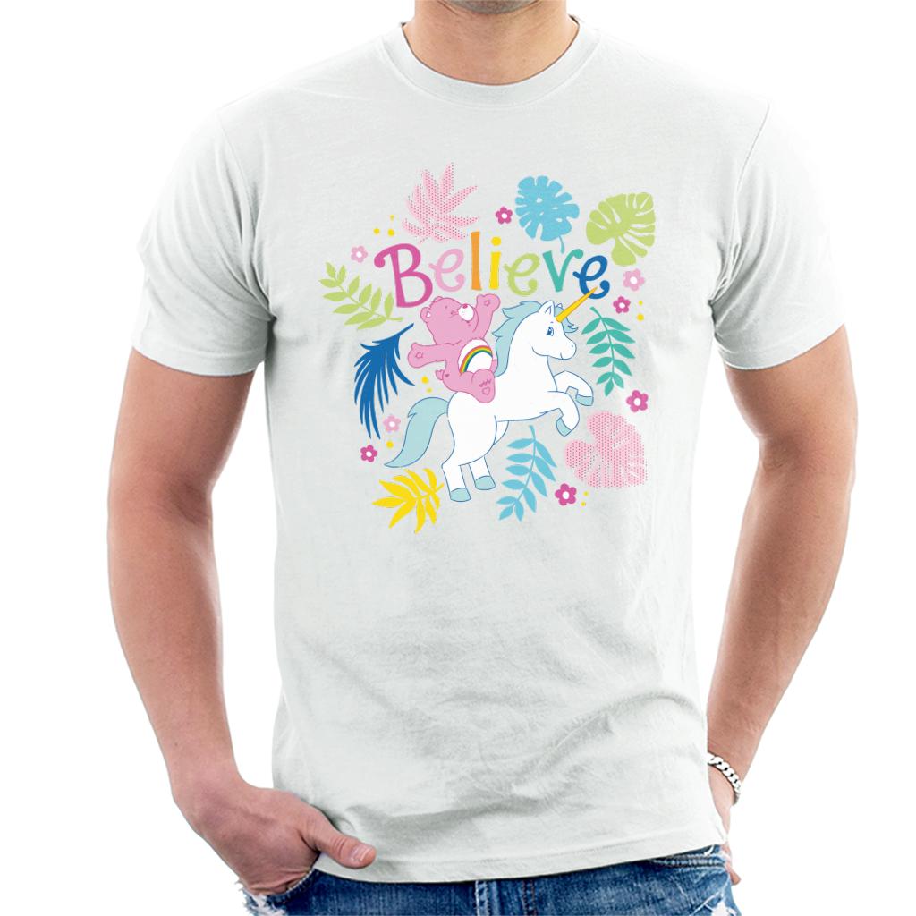 Care Bears Cheer Bear Unicorn Believe Men's T-Shirt Care Bears Cheer Bear Unicorn Believe Men's T-Shirt