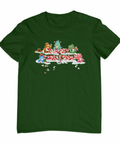 Care Bears Christmas Merry Xmas Candy Cane Men’s T-Shirt