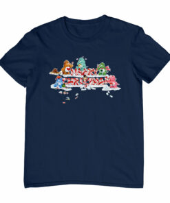 Care Bears Christmas Merry Xmas Candy Cane Men's T-Shirt 2 Care Bears Christmas Merry Xmas Candy Cane Mens T Shirt 3