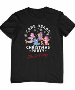 Care Bears Christmas Party Time For Caring Men’s T-Shirt