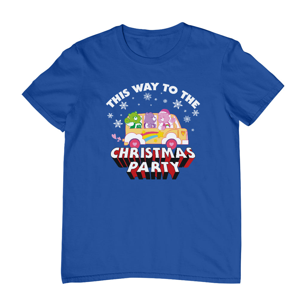 Care Bears Christmas This Way To The Christmas Party Men's T-Shirt Care Bears Christmas This Way To The Christmas Party Men's T-Shirt