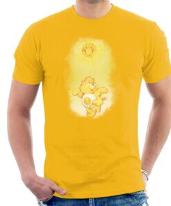 Care Bears Funshine Bear Dancing In The Sun Men’s T-Shirt