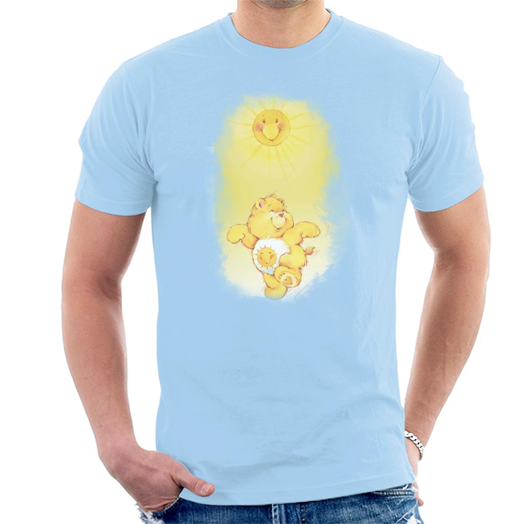 Care Bears Funshine Bear Dancing In The Sun Men's T-Shirt Care Bears Funshine Bear Dancing In The Sun Men's T-Shirt