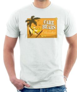 Care Bears Funshine Bear In Paradise Men’s T-Shirt