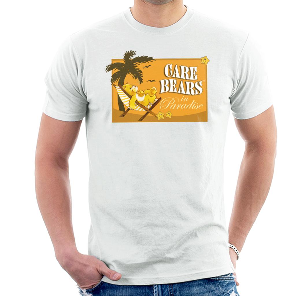Care Bears Funshine Bear In Paradise Men's T-Shirt Care Bears Funshine Bear In Paradise Men's T-Shirt