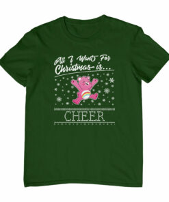 Care Bears UTM Christmas All I Want For Christmas Is Cheer Men’s T-Shirt
