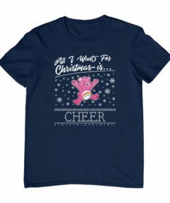 Care Bears UTM Christmas All I Want For Christmas Is Cheer Men’s T-Shirt