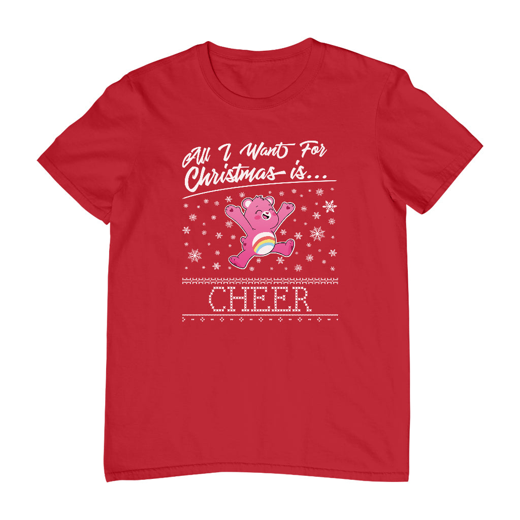Care Bears UTM Christmas All I Want For Christmas Is Cheer Men's T-Shirt Care Bears UTM Christmas All I Want For Christmas Is Cheer Men's T-Shirt