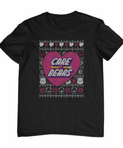 Care Bears UTM Christmas Cheer Bear Love Heart Men’s T-Shirt