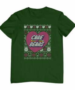 Care Bears UTM Christmas Cheer Bear Love Heart Men’s T-Shirt