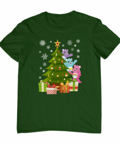 Care Bears UTM Christmas Decorating Xmas Tree Men’s T-Shirt