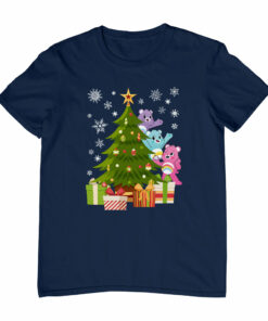 Care Bears UTM Christmas Decorating Xmas Tree Men’s T-Shirt