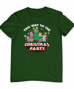 Care Bears UTM Christmas Party Lets Decorate The Tree Men’s T-Shirt