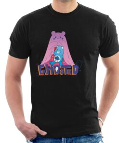 Care Bears UTM Halloween Grumpy Bear Ghosted Men’s T-Shirt