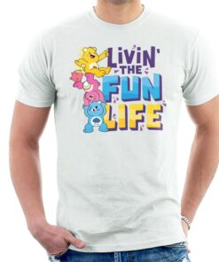 Care Bears Unlock The Magic Livin The Fun Life Men’s T-Shirt