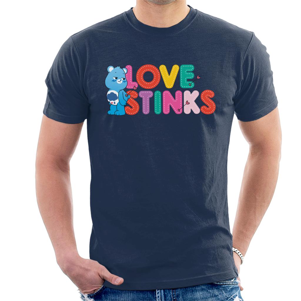 Care Bears Unlock The Magic Valentines Grumpy Bear Love Stinks Men's T-Shirt Care Bears Unlock The Magic Valentines Grumpy Bear Love Stinks Men's T-Shirt