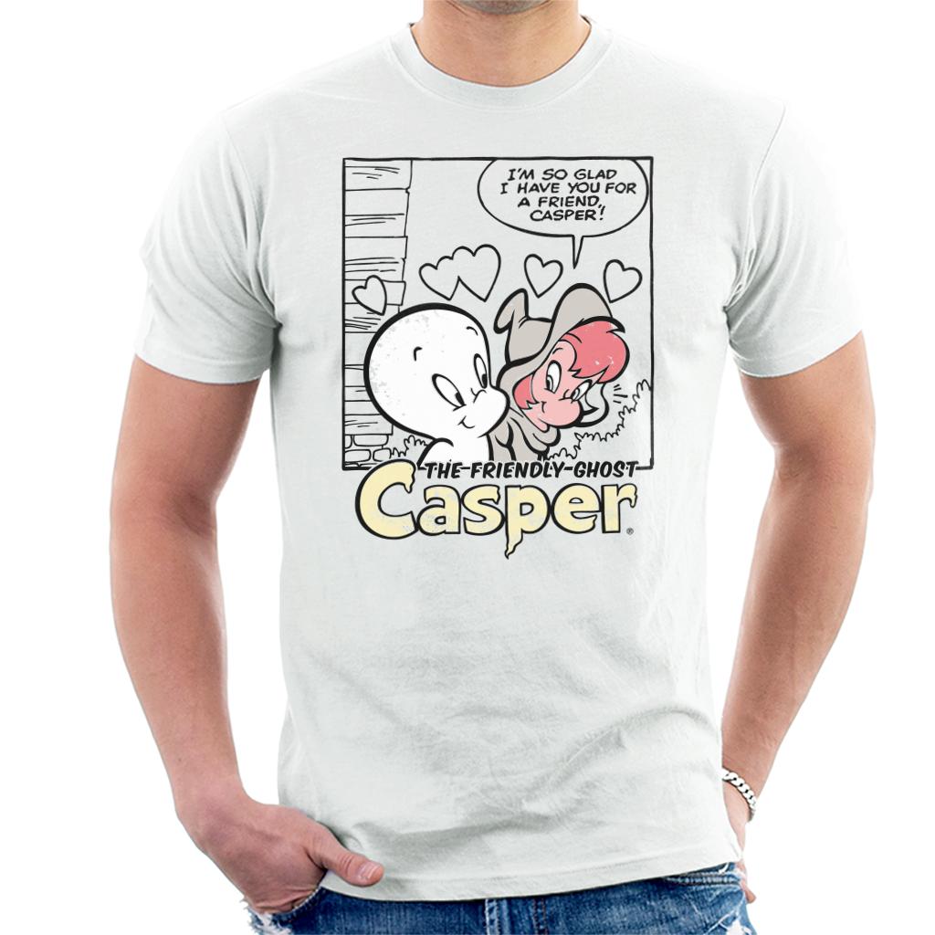 Casper The Friendly Ghost And Wendy Friends Men's T-Shirt Casper The Friendly Ghost And Wendy Friends Men's T-Shirt