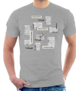 Casper The Friendly Ghost Cartoon Frame Montage Men’s T-Shirt